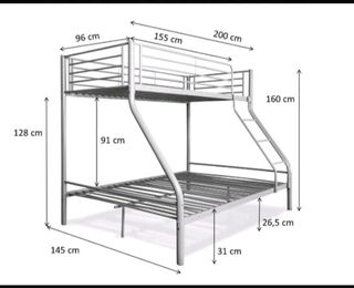 SUPER OFERTA LITERA MATRIMONIO METALICA
