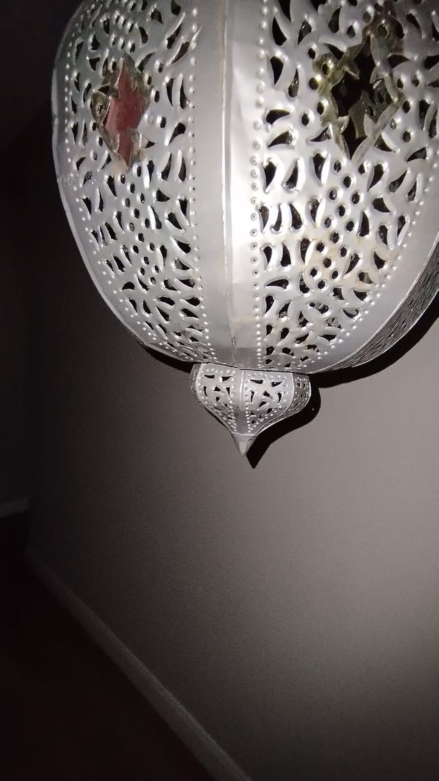 Lámpara estilo árabe