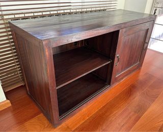 Mueble TV/oficina madera colonial