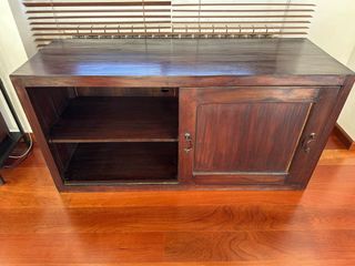 Mueble TV/oficina madera colonial