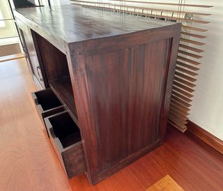 Mueble TV/oficina madera colonial