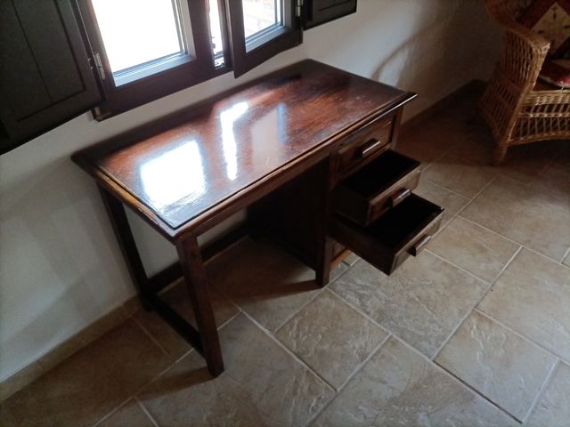 Mesa tocador madera - vintage