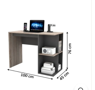 SUPER OFERTA ESCRITORIO DN GRIS BLANCO 