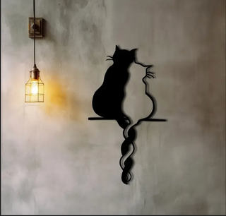 Statuetta Gatto Realistica – Mini Scultura Decorat