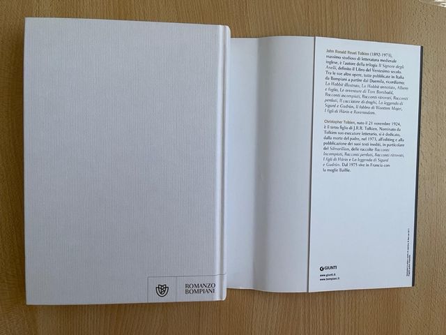 J.R.R. Tolkien Beren e Luthien edizione bompiani