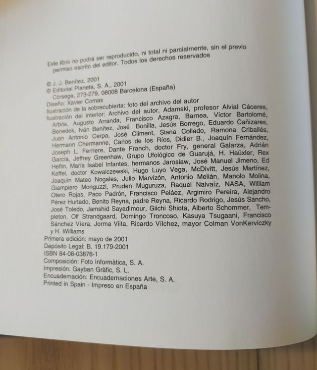 1* edición. Mis ovnis favoritos. J.J. Benítez.