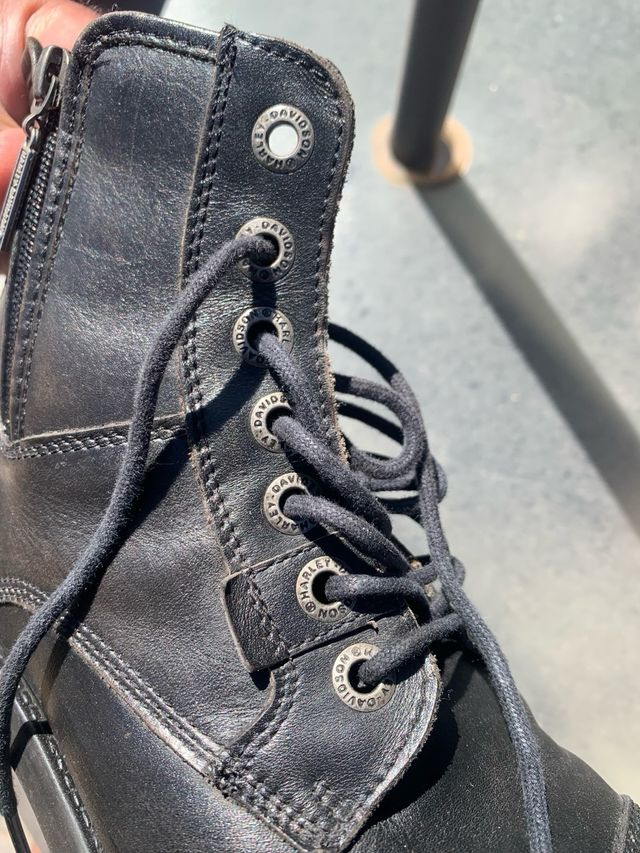 BOTAS HARLEY DAVIDSON PRETAS