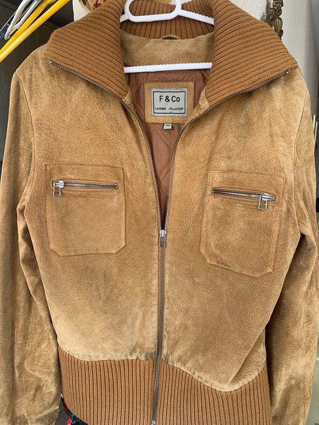 Oreciosa cazadora de piel F  y Co Bonito modelo