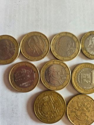 Monedas 2€ y 1€ España: colección de monedas raras