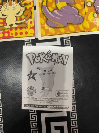 35 Cromos Pokémon Merlín 99