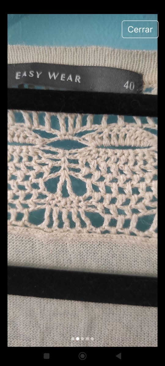 Chaqueta beige Easy Wear - Talla L