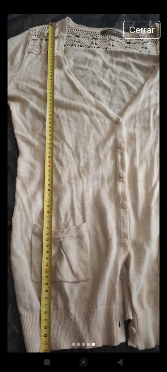 Chaqueta beige Easy Wear - Talla L