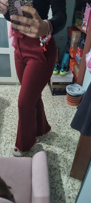 Pantalon campana zara