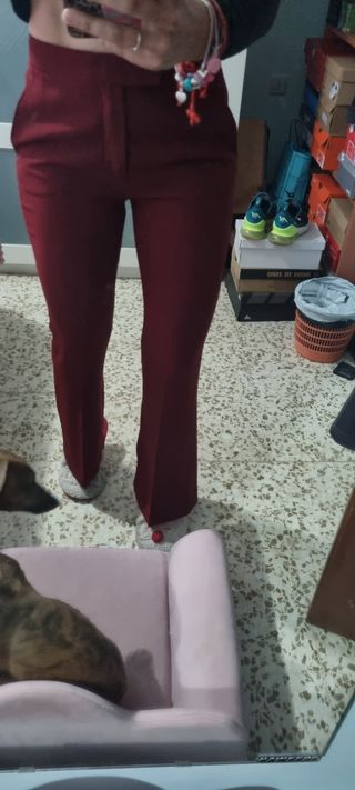 Pantalon campana zara