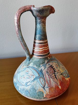 BROCCA CRETESE DIPINTA A MANO