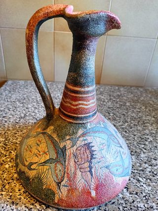 BROCCA CRETESE DIPINTA A MANO