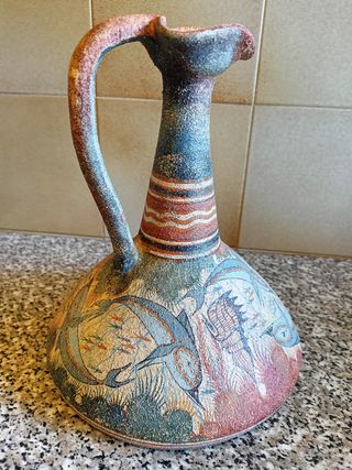 BROCCA CRETESE DIPINTA A MANO