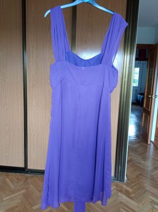 Vestido morado fiesta talla M