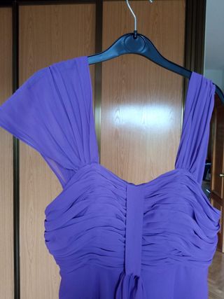 Vestido morado fiesta talla M