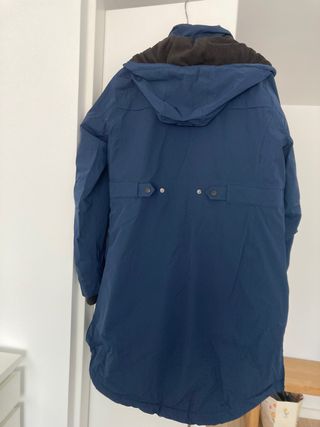 Abrigo premama y porteo azul marino