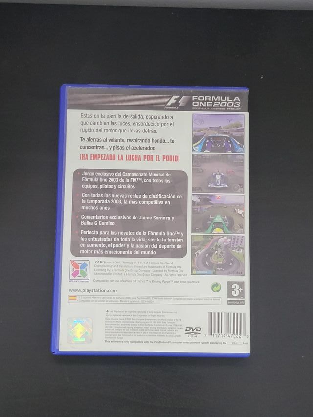 Formula one 2003 PS2