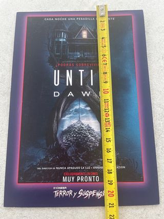 Lamina Póster película Until Dawn