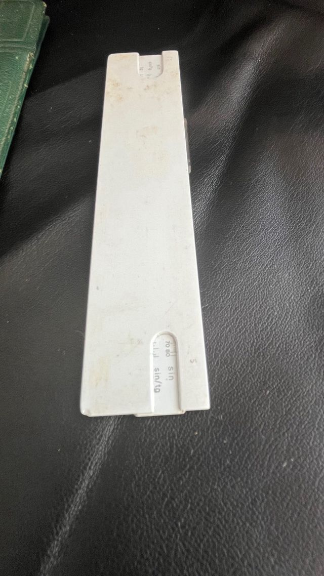 La regola è logaritmica.