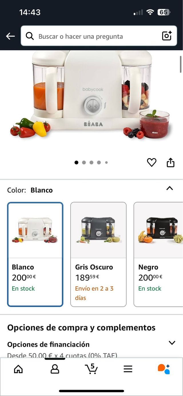 beaba Robot de cocina babycook DUO