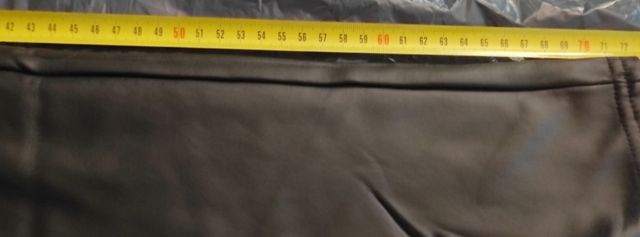 Leggings efecto piel negros