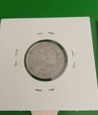 5 Céntimos 1937 VARIANTES