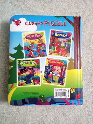 Libro Bambi con 6 puzzles