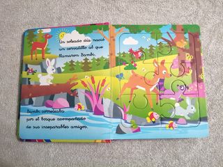 Libro Bambi con 6 puzzles