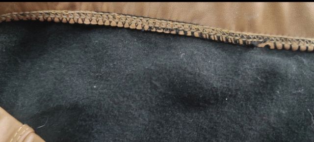 Leggings camel efecto piel