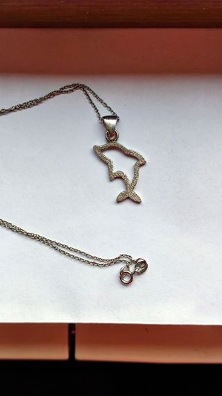 Collana in Argento 925 delfino