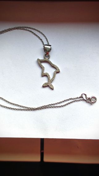 Collana in Argento 925 delfino