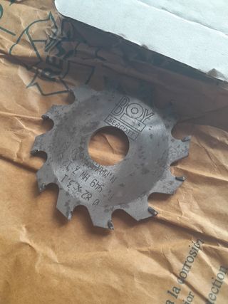 Incisores de escuadradora 