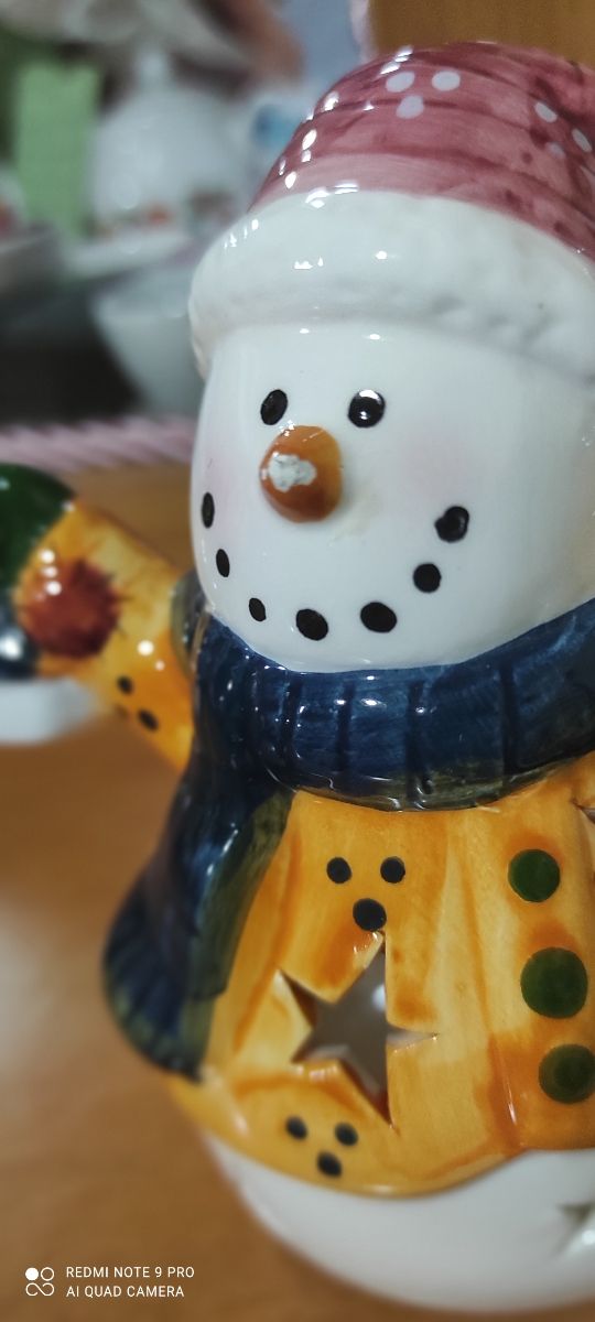 Porta candela in ceramica