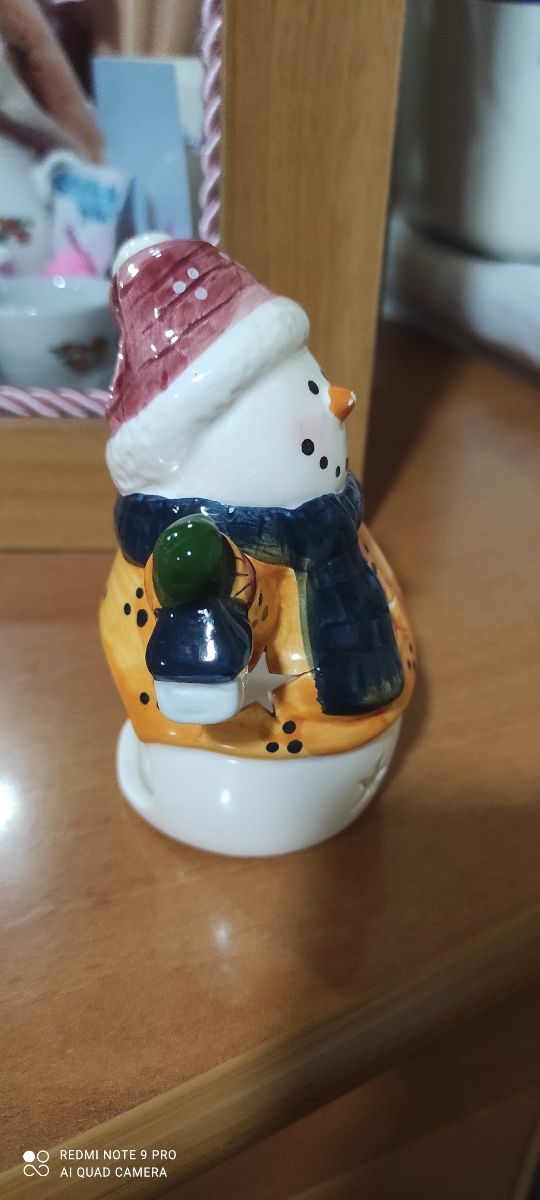 Porta candela in ceramica