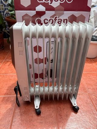 Radiador de aceite con termostado regulable