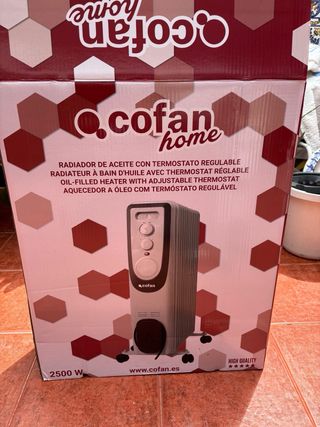 Radiador de aceite con termostado regulable