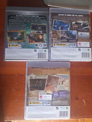 Lote juegos ps3 saga Uncharted 