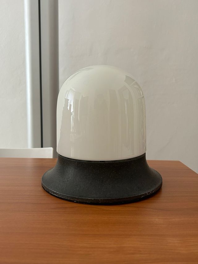 Artemide Lampada vintage metallo vetro