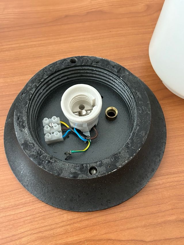 Artemide Lampada vintage metallo vetro