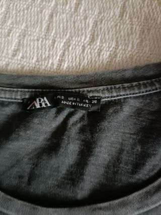 Camiseta Zara mujer estampada