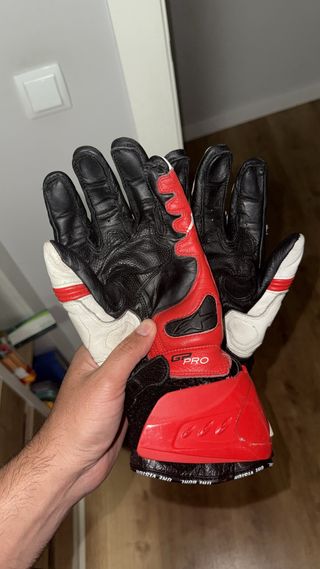 Guantes Alpinestar GP Pro - Rojos y Blancos