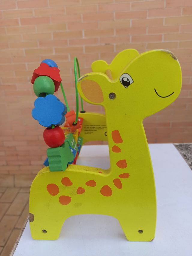 Juguete aprendizaje madera Jirafa