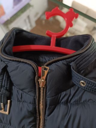 Chaleco Zara azul mujer