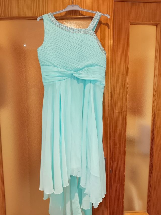 Vestido  turquesa - fiesta
