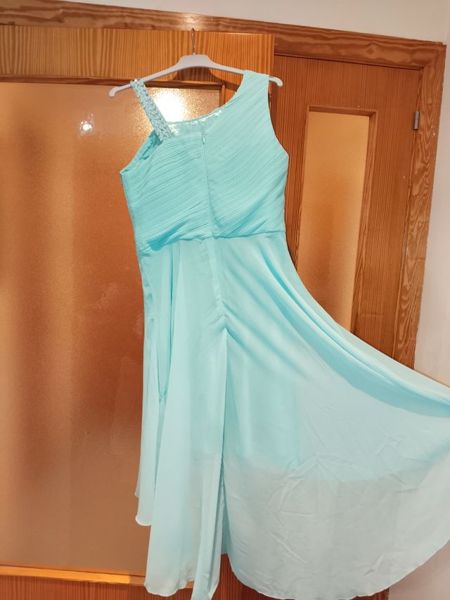 Vestido  turquesa - fiesta
