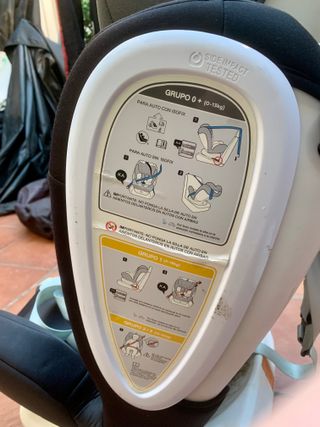 Silla de coche con ISOFIX 0-36 kg, 360°